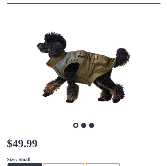 Bailey and Bella fleece dog coat - Picture 5 of 6